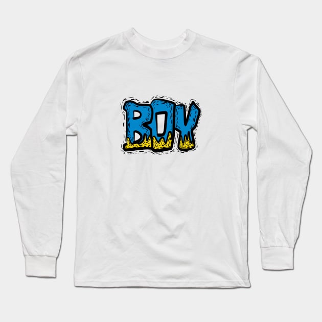 Baby boy Long Sleeve T-Shirt by PariPariPari